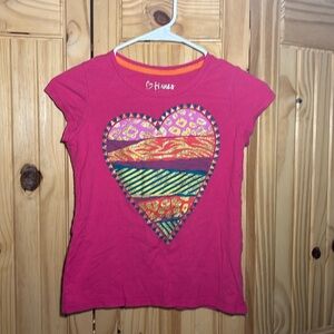 Pink heart shirt
